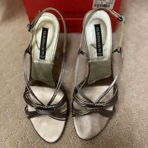 Claudia Cuiti pewter sandals